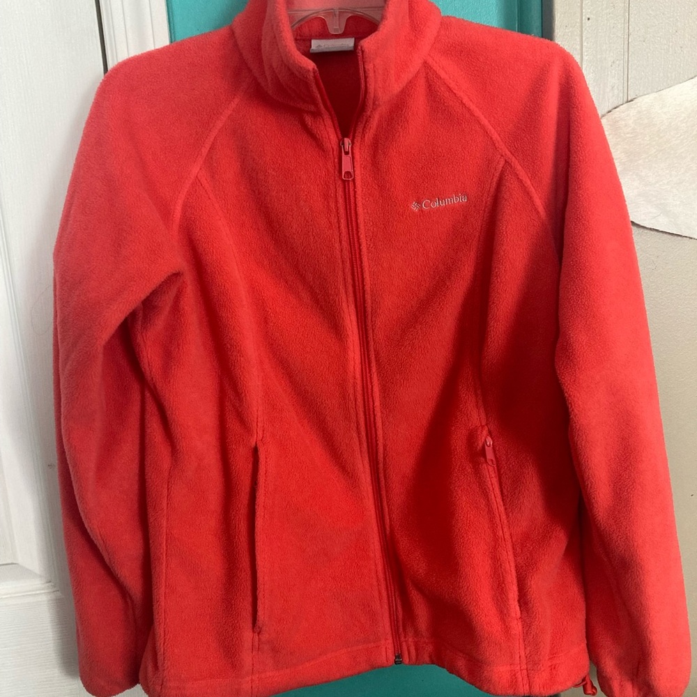 Columbia Women's Fleece Jacket - Bright Red